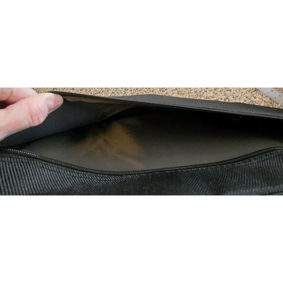 DELL Black Computer Laptop Shoulder Bag Case Briefcase Carry On Luggage Pockets - Picture 14 of 16